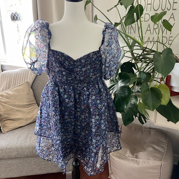ASOS Floral mini Dress! - Picture 1 of 4